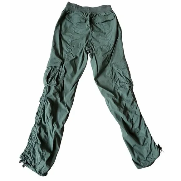 Lululemon Dance Studio Pants Relaxed Fit Mid Rise Cargo Green XXS - Picture 3 of 10